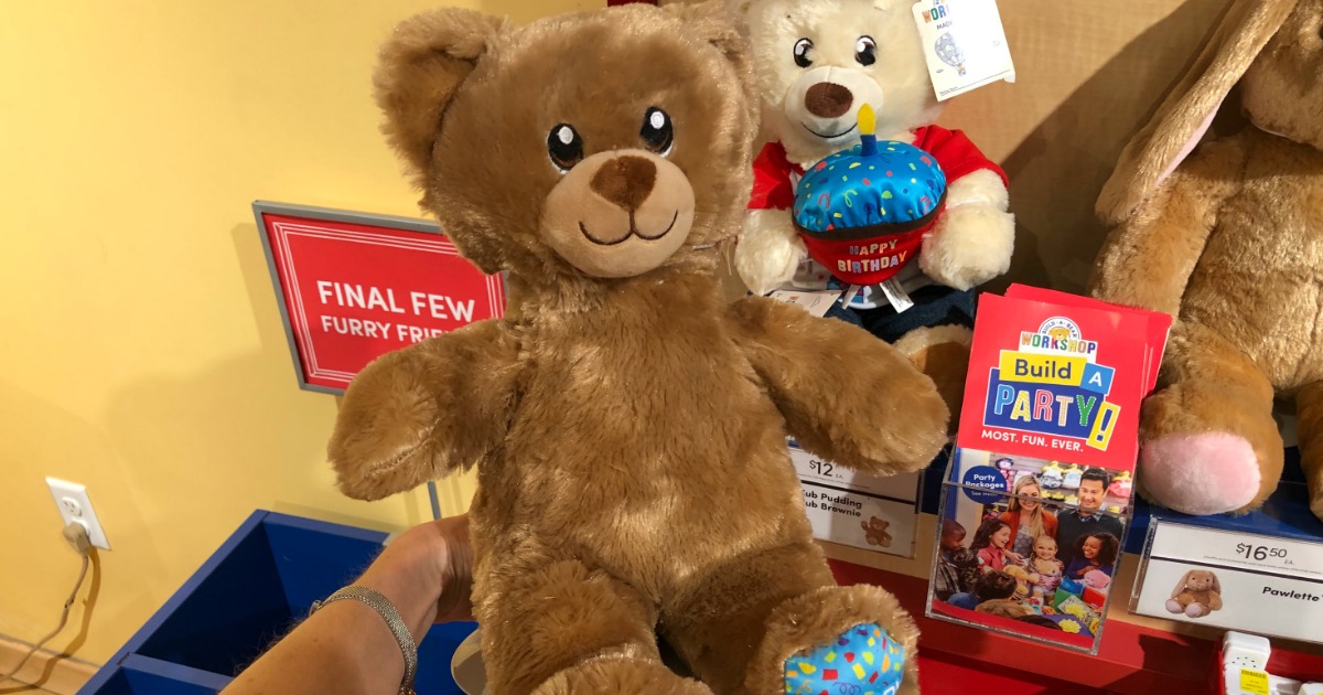 Build-A-Bear Count Your Candles Program: Pay Your Age for Birthday Bear During Birthday Month
